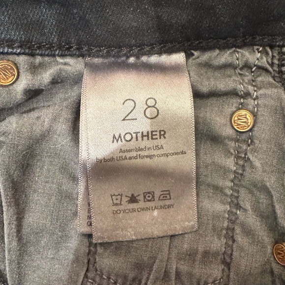 MOTHER “The Insider Crop Step Fray” Jeans – Size 28 - Picture 6 of 7